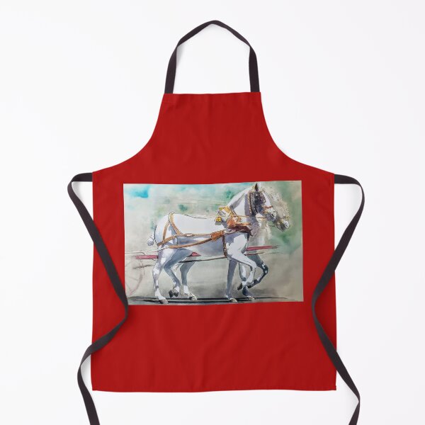 Item preview, White horses in Seville, Spain during the April Fair designed and sold by Carlos Taylor.