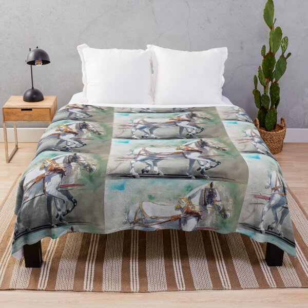 Item preview, White horses in Seville, Spain during the April Fair designed and sold by Carlos Taylor.