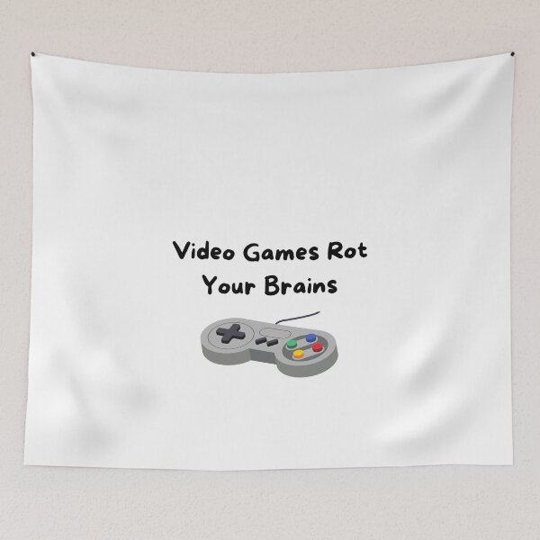 Item preview, Video Games Rot Your Brains designed and sold by erion-store.