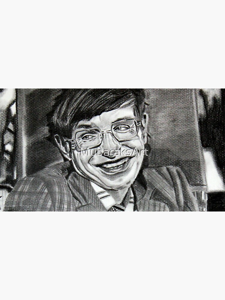 Stephen Hawking Drawing by Daniel Karotka | Saatchi Art