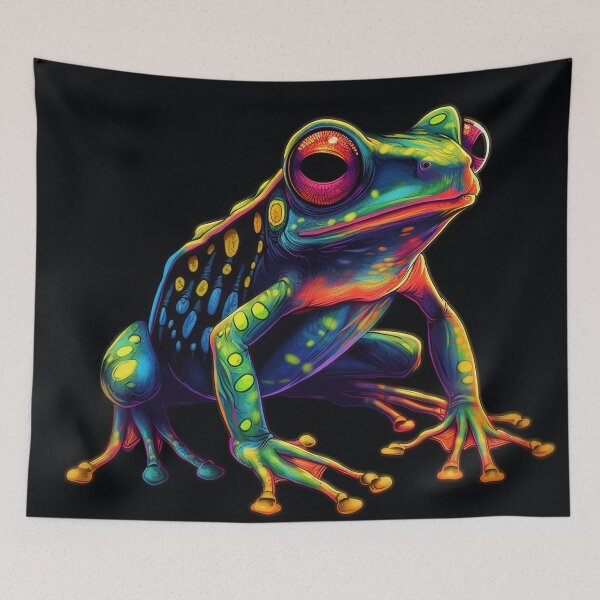 Item preview, Neon Tree Frog designed and sold by DreamPuzzles.