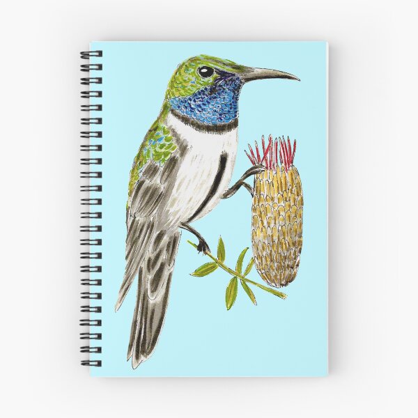 Item preview, Hillstar Hummingbird Illustration Aqua Background designed and sold by Sockstomistic.