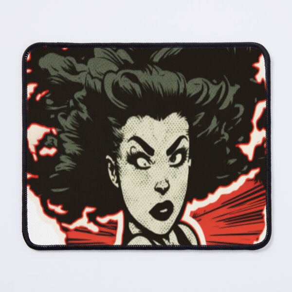 Item preview, Cheveux Noirs Pleurer Comic Girl sticker designed and sold by workouti.