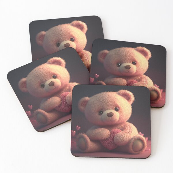 Item preview, tender bear with heart designed and sold by AlmaBrillante.