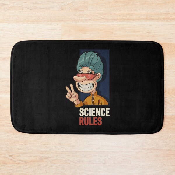 Item preview, Little mad scientist - science rules |  black background | v 02 designed and sold by DicDoc.