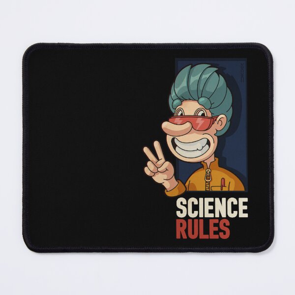 Item preview, Little mad scientist - science rules |  black background | v 02 designed and sold by DicDoc.