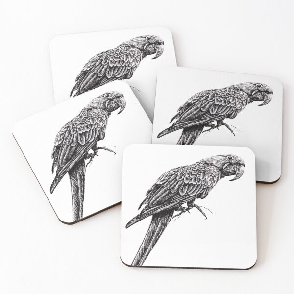 Item preview, Hyacinth macaw illustration designed and sold by LorenDowding.