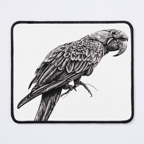 Item preview, Hyacinth macaw illustration designed and sold by LorenDowding.