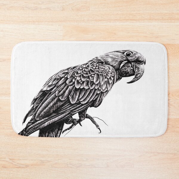 Item preview, Hyacinth macaw illustration designed and sold by LorenDowding.