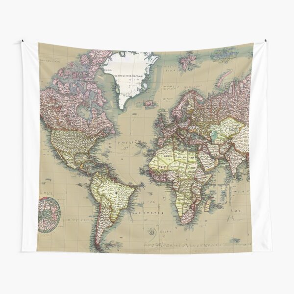 Item preview, World Map Medieval designed and sold by alayal57.