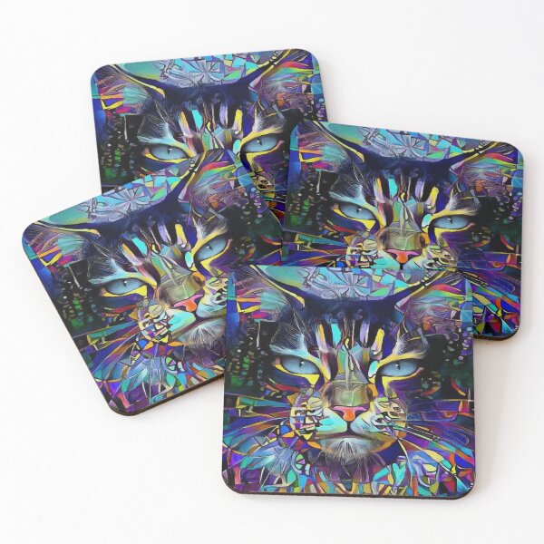 Item preview, Cat King in Neon designed and sold by Teixeira224.