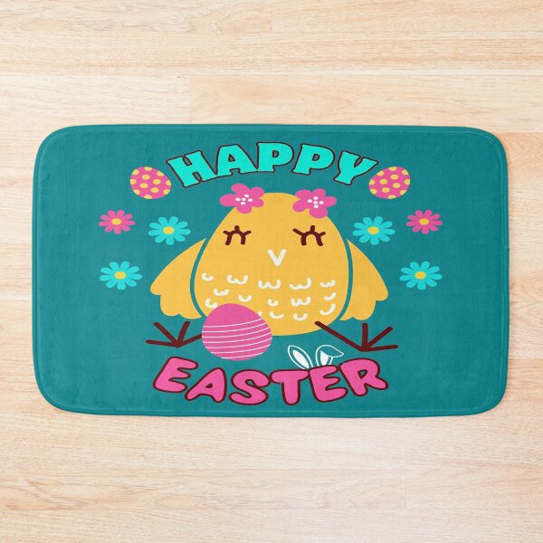 Item preview, happy easter happy chick and easter eggs. designed and sold by Malogue.