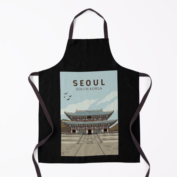 Item preview, Seúl Corea del Sur Viajes Arte Vintage designed and sold by KrisSidDesigns.