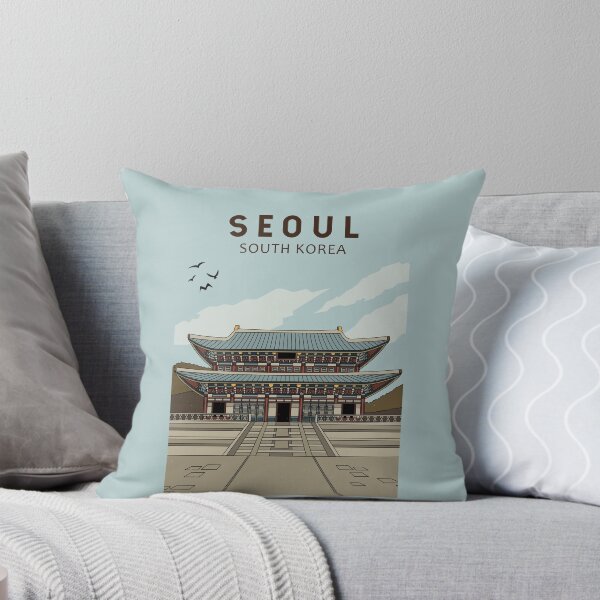 Item preview, Seúl Corea del Sur Viajes Arte Vintage designed and sold by KrisSidDesigns.