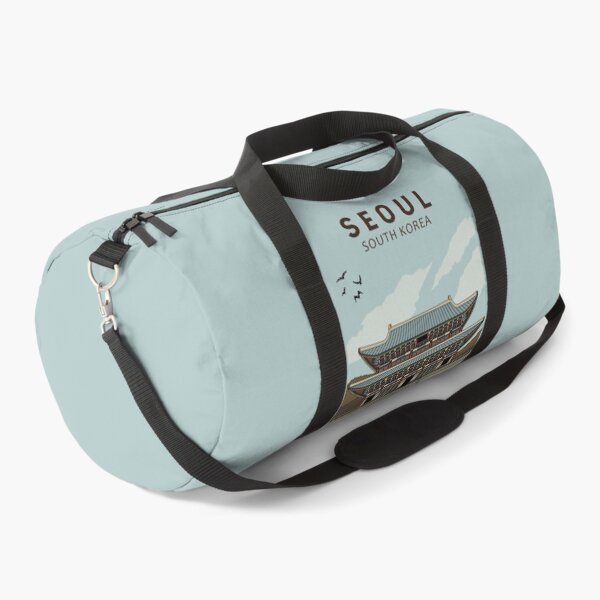 Item preview, Seoul South Korea Travel Art Vintage designed and sold by KrisSidDesigns.