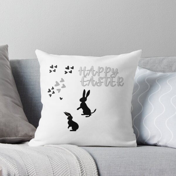 Item preview, Feliz conejito de Pascua silueta memes designed and sold by WallArtForME.