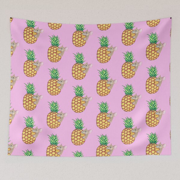 Item preview, Pineapple Pika Pink Background designed and sold by Sockstomistic.