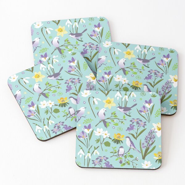 Item preview, cheerful spring | florals and birds designed and sold by camcreativedk.