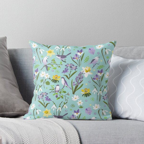 Item preview, cheerful spring | florals and birds designed and sold by camcreativedk.