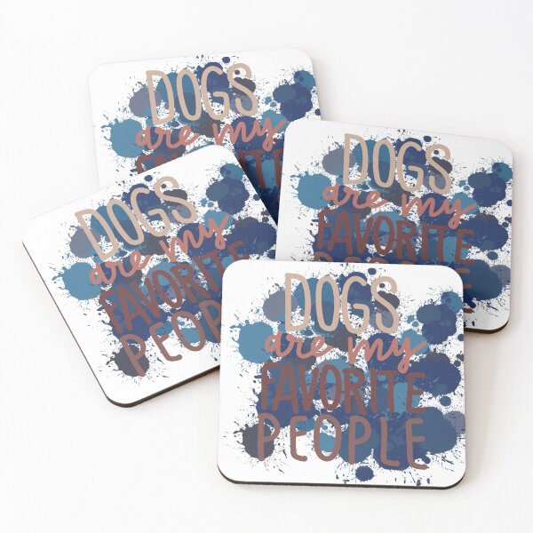 Item preview, Dogs are my favorite people blue  designed and sold by chuckletuckle.