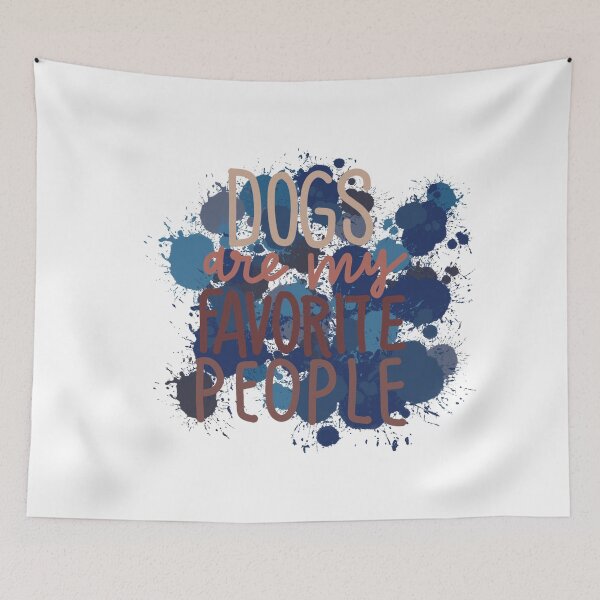 Item preview, Dogs are my favorite people blue  designed and sold by chuckletuckle.