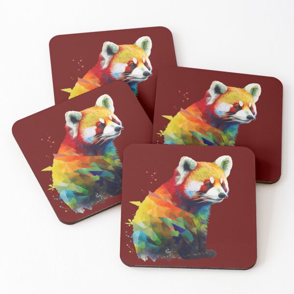 Item preview, Multicolor Red Panda Bear, Red Panda Lover Design designed and sold by EnzoZs.