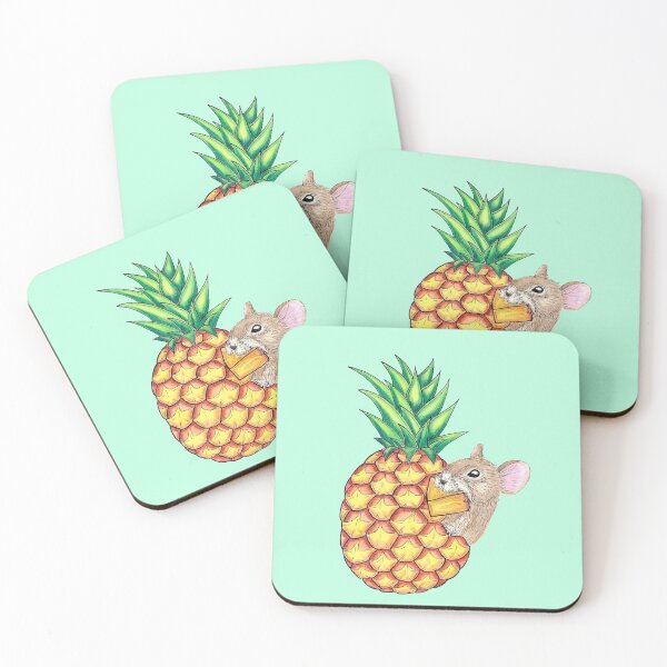 Item preview, Pineapple Pika Mint Background designed and sold by Sockstomistic.