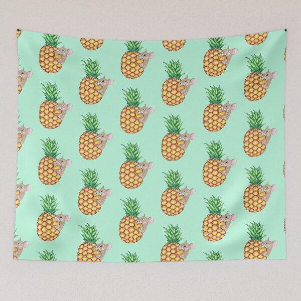 Item preview, Pineapple Pika Mint Background designed and sold by Sockstomistic.