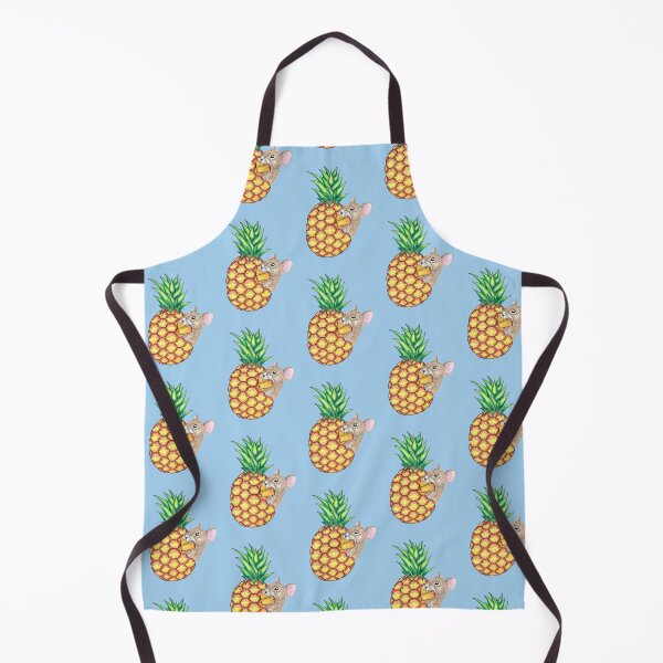 Item preview, Pineapple Pika Lake Blue Background designed and sold by Sockstomistic.