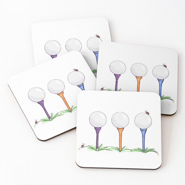 Item preview, Golf Trio with Ladybug designed and sold by lulabelldesigns.