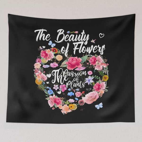 Aperçu de l'œuvre The Beauty of Flowers, the Passion for Plants Women's Floral Wildflowers créée et vendue par AJ DESIGN.