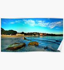 On The Rocks - Balmoral Beach, Sydney - The HDR Experiencee Poster