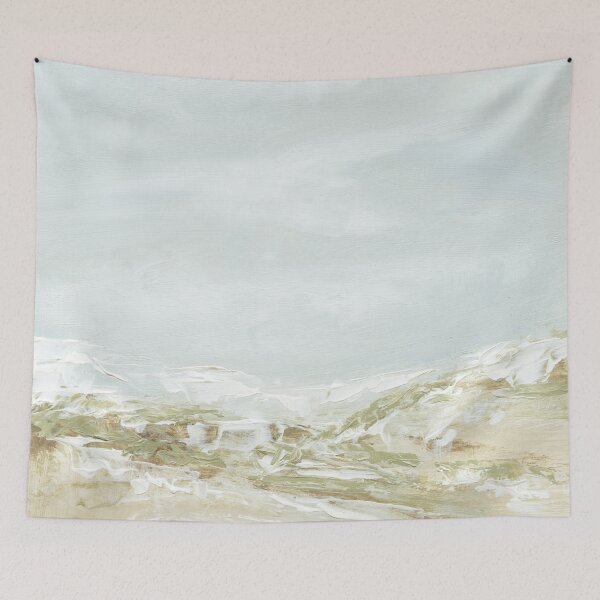 Item preview, Freeing - Abstract Beach Coastal Landscape Painting, Waves Coast Seaside designed and sold by nlsdesignllc.