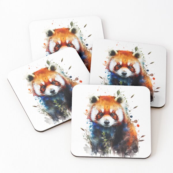 Item preview, Realistic Multicolor Red Panda Bear, Red Panda Lover Design designed and sold by EnzoZs.