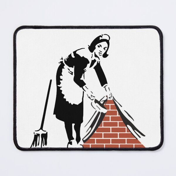 Item preview, Banksy Sweeping Maid designed and sold by The Crackerdale Emporium.