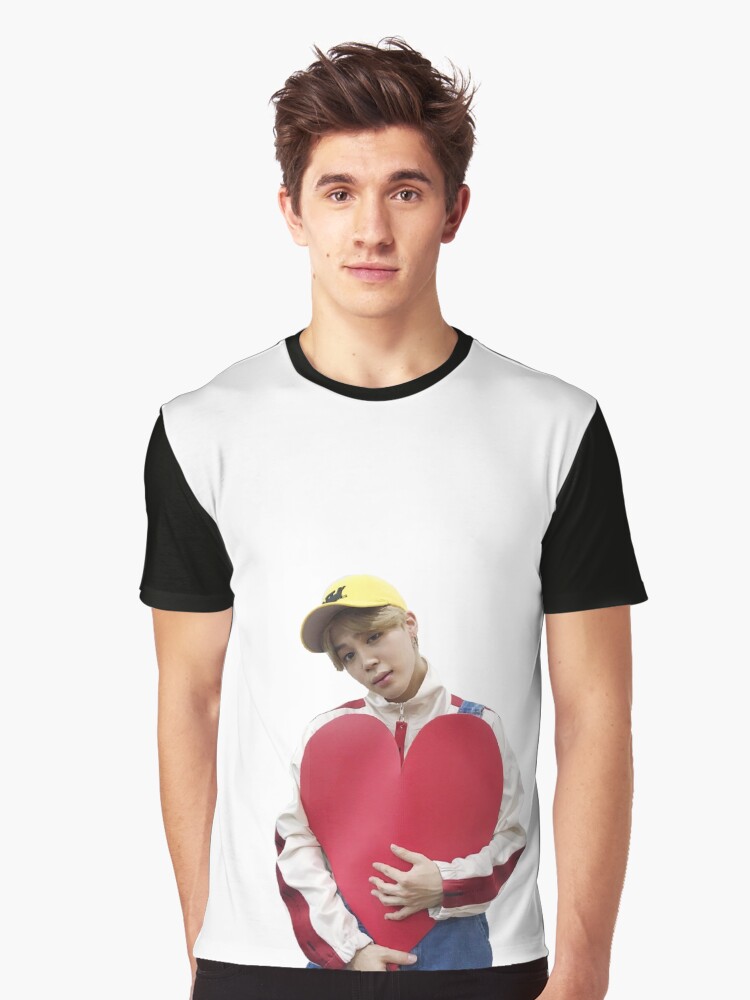 jimin heart shirt