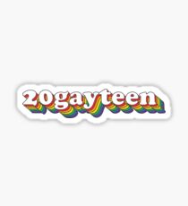 20gayteen Sticker