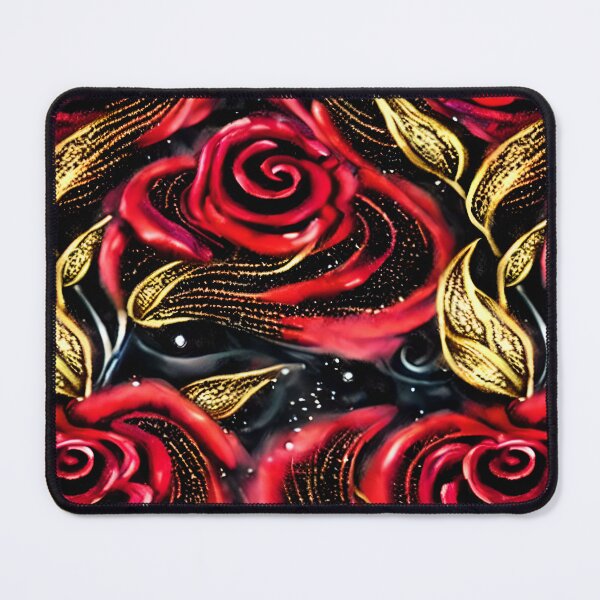 Item preview, Swirling Red Roses designed and sold by Poetic Patterns Studio.