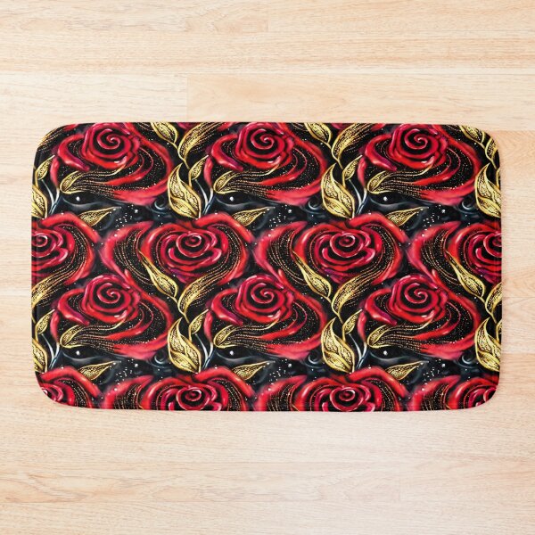Item preview, Swirling Red Roses designed and sold by Poetic Patterns Studio.