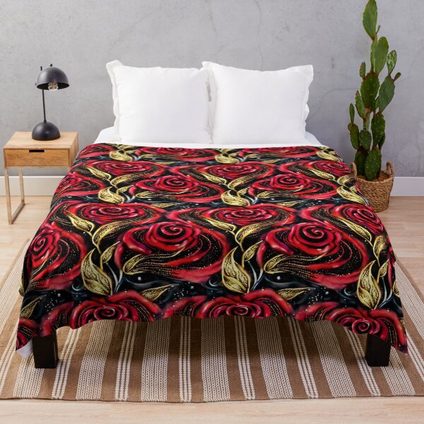 Item preview, Swirling Red Roses designed and sold by Poetic Patterns Studio.