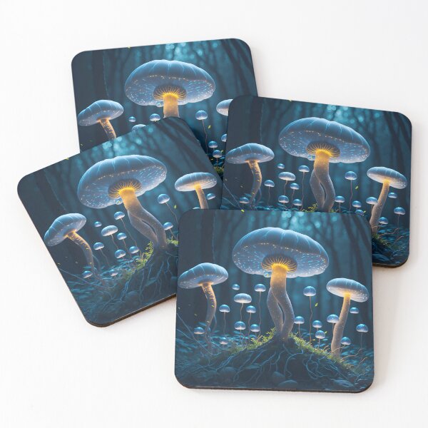 Item preview, Mushroom Magic Forest Night Glow - Mushrooms designed and sold by internlvisions.