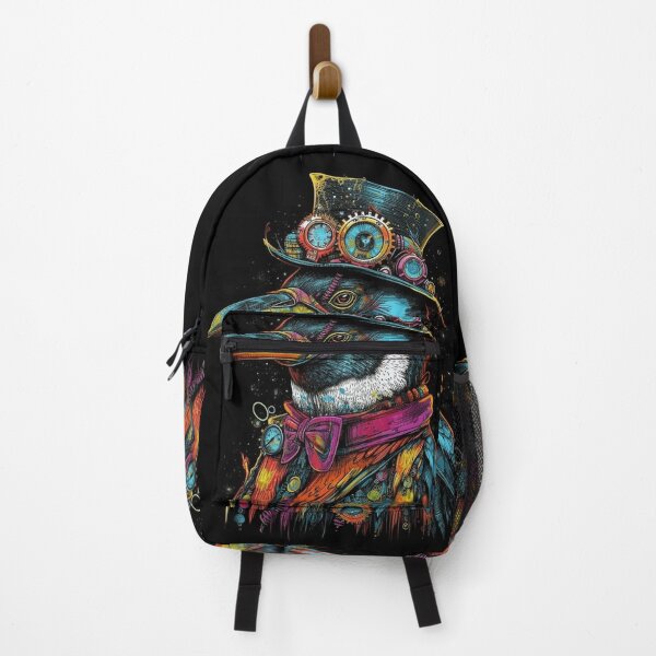 Item preview, Steampunk Neon Penguin In a Top Hat designed and sold by DreamPuzzles.