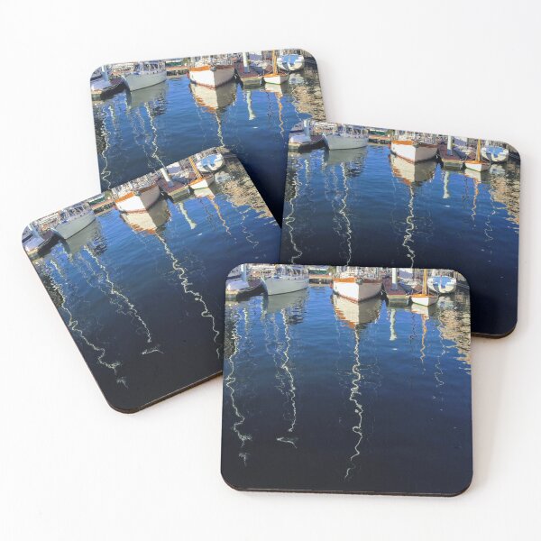 Item preview, Sailboat reflections on the bay water designed and sold by Carlos Taylor.