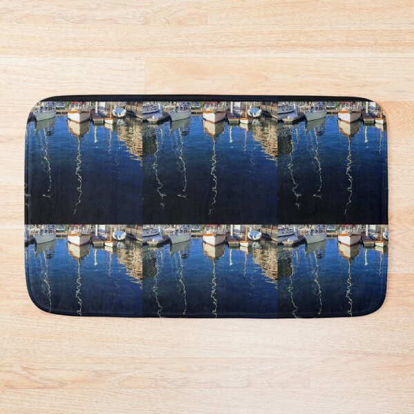 Item preview, Sailboat reflections on the bay water designed and sold by Carlos Taylor.