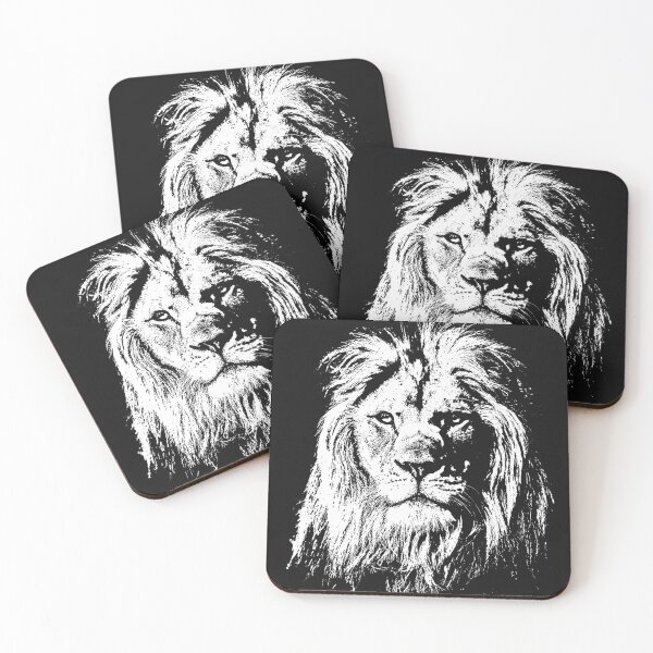 Item preview, Lion face white color transparent background designed and sold by Truth Pixel.