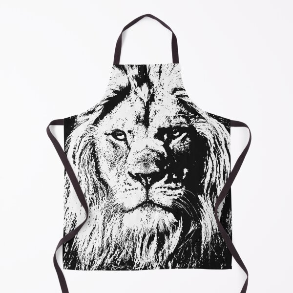 Item preview, Lion face white color transparent background designed and sold by Truth Pixel.