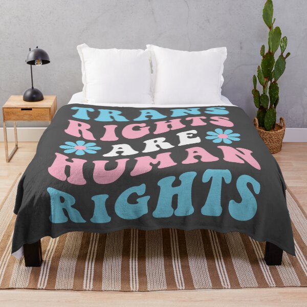 Item preview, Trans Rights Are Human Rights - Transgender Pride Protest designed and sold by UBUCO.