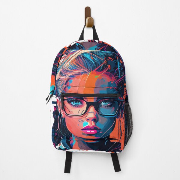 Item preview, Neon cyber girl design designed and sold by juancbp60.