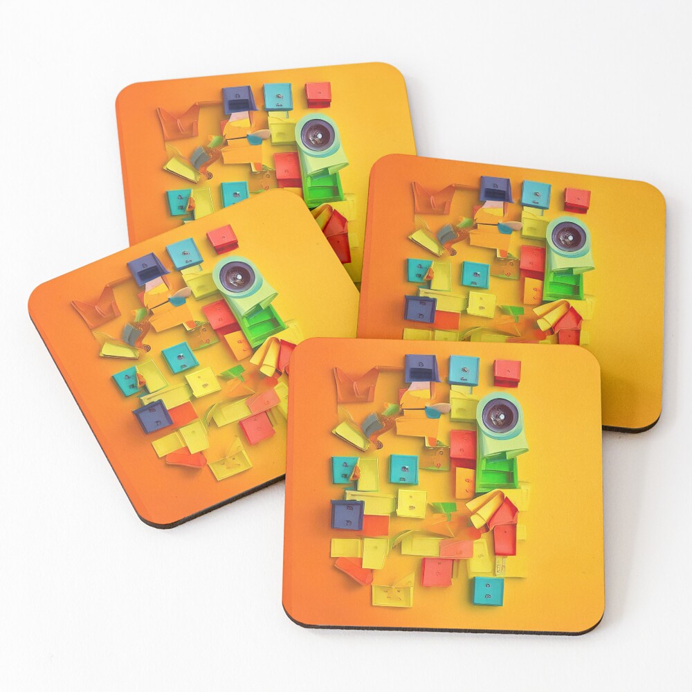 Item preview, Coasters (Set of 4) designed and sold by SerenityAI.