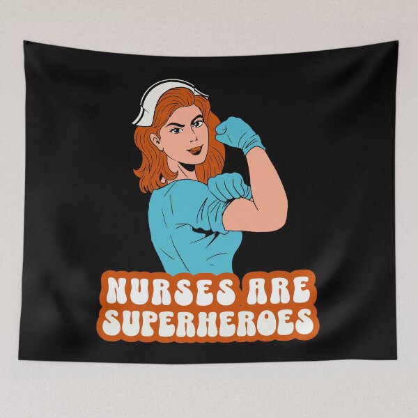 Item preview, Nurses Are Superheroes Gift designed and sold by InkyGenies.